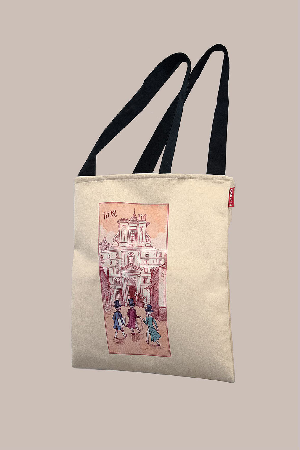 Tote bag velours Collection les 3 premiers professeurs